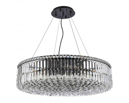 Elegant Chandelier - Black, L 32" (V2030D32BK-RC)