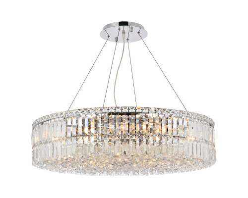 Elegant Chandelier - Chrome/EC, L 32" (V2030D32C-EC)