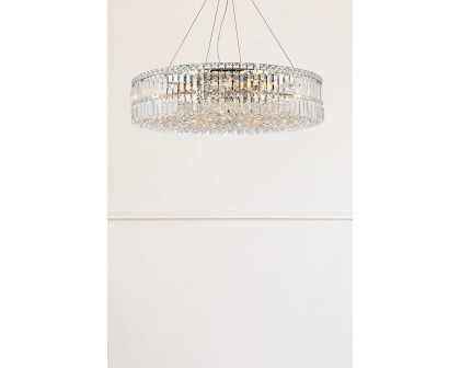 Elegant Chandelier - Chrome/EC, L 32" (V2030D32C-EC)