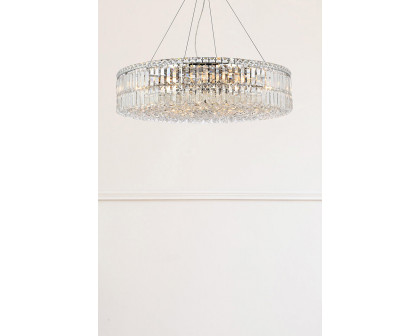 Elegant Chandelier - Chrome/RC, L 32" (V2030D32C-RC)