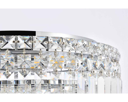 Elegant Flush Mount Light - Chrome, L 20" (V2030F20C-RC)