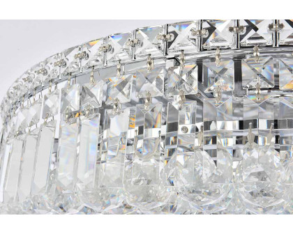 Elegant Flush Mount Light - Chrome, L 24" (V2030F24C-RC)