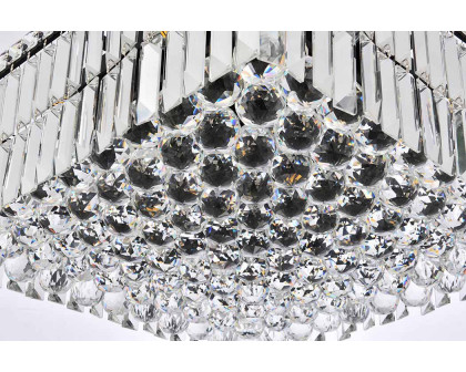 Elegant Chandelier - Black, L 20" (V2032D20BK-RC)