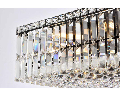 Elegant Chandelier - Black, L 20" (V2032D20BK-RC)