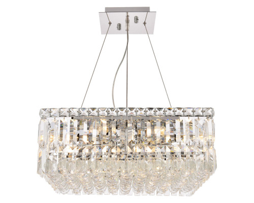 Elegant Chandelier - Chrome, L 20" (V2032D20C-RC)