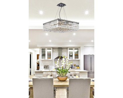 Elegant Chandelier - Black, L 24" (V2032D24BK-RC)