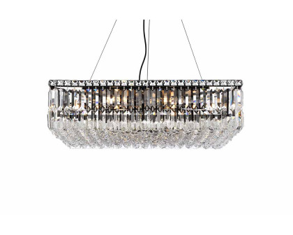 Elegant Chandelier - Black, L 28" (V2032D28BK-RC)