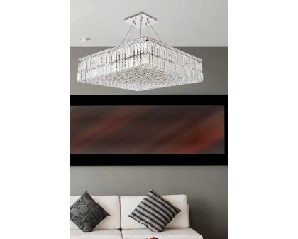 Elegant Chandelier - Chrome, L 28" (V2032D28C-RC)