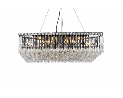 Elegant Chandelier - Black, L 32" (V2032D32BK-RC)