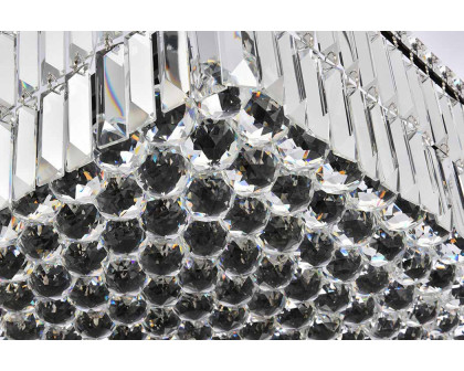 Elegant Chandelier - Black, L 32" (V2032D32BK-RC)