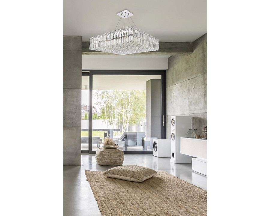 Elegant Chandelier - Chrome, L 32" (V2032D32C-RC)