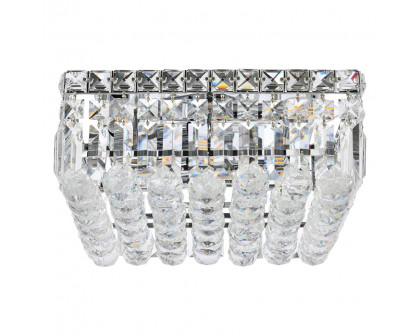 Elegant Flush Mount Light - Chrome, L 14" (V2032F14C-RC)