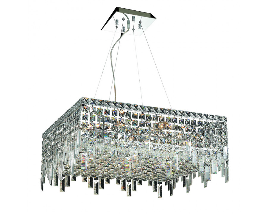 Elegant Chandelier - Chrome, L 24" (V2033D24C-RC)