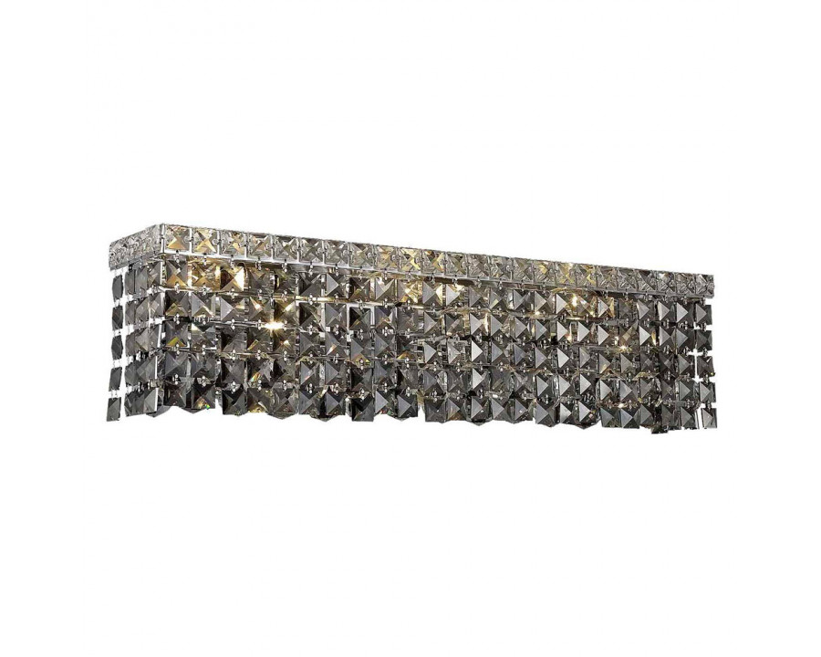 Elegant Wall Sconce - Chrome/Silver Shade, L 18" (V2033W18C-SS-RC)