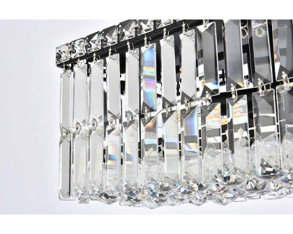 Elegant Chandelier - Black, L 10" (V2034D20BK-RC)