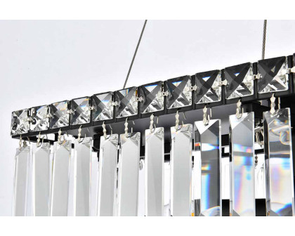 Elegant Chandelier - Black, L 10" (V2034D20BK-RC)