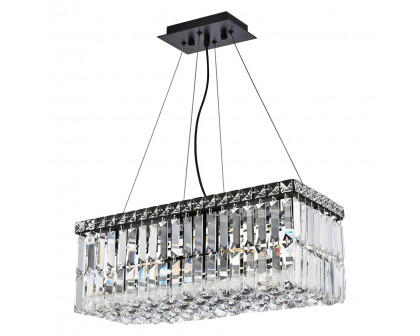 Elegant Chandelier - Black, L 10" (V2034D20BK-RC)