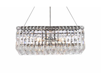 Elegant Chandelier - Chrome, L 10" (V2034D20C-RC)