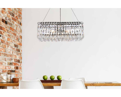 Elegant Chandelier - Chrome, L 10" (V2034D20C-RC)