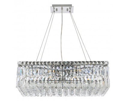 Elegant Chandelier - Chrome, L 12" (V2034D24C-RC)