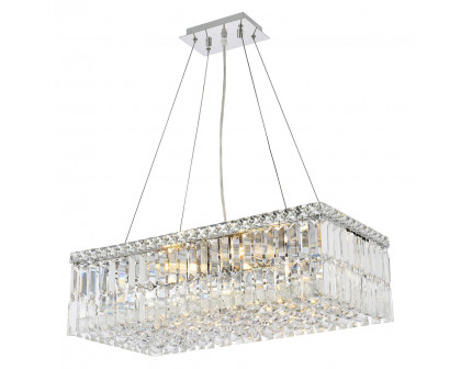 Elegant Chandelier - Chrome, L 12" (V2034D24C-RC)