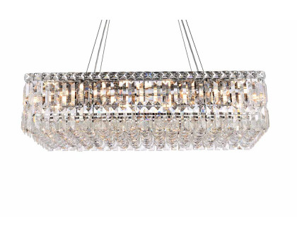 Elegant Chandelier - Chrome, L 14" (V2034D28C-RC)