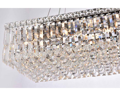 Elegant Chandelier - Chrome, L 14" (V2034D28C-RC)