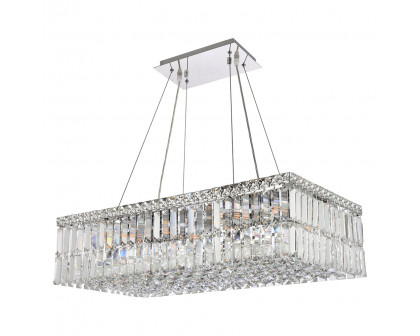 Elegant Chandelier - Chrome, L 14" (V2034D28C-RC)