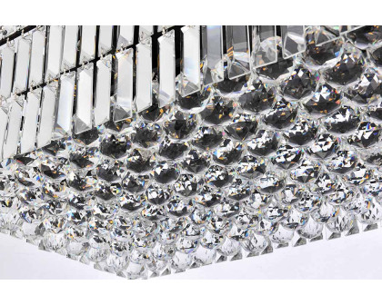 Elegant Chandelier - Black, L 16" (V2034D32BK-RC)