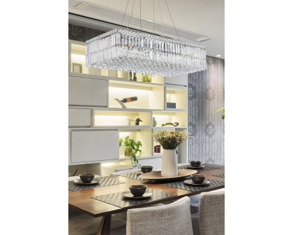 Elegant Chandelier - Chrome, L 16" (V2034D32C-RC)