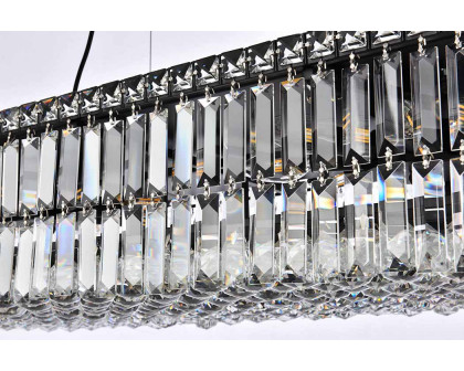 Elegant Chandelier - Black, L 18" (V2034D36BK-RC)