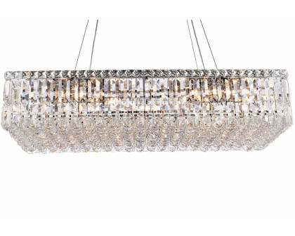 Elegant Chandelier - Chrome, L 18" (V2034D36C-RC)