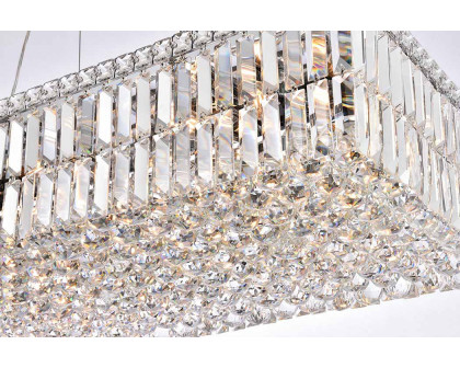 Elegant Chandelier - Chrome, L 18" (V2034D36C-RC)