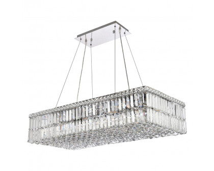 Elegant Chandelier - Chrome, L 18" (V2034D36C-RC)