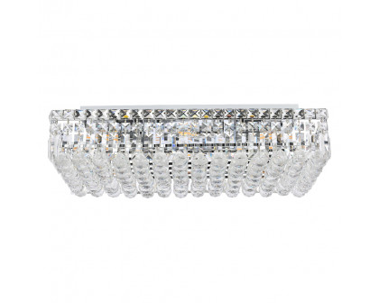 Elegant Flush Mount Light - Chrome, L 12" (V2034F24C-RC)