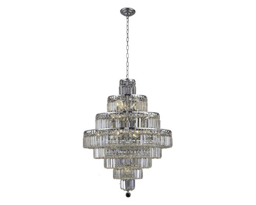 Elegant Chandelier - Chrome, L 26" (V2038D26C-RC)