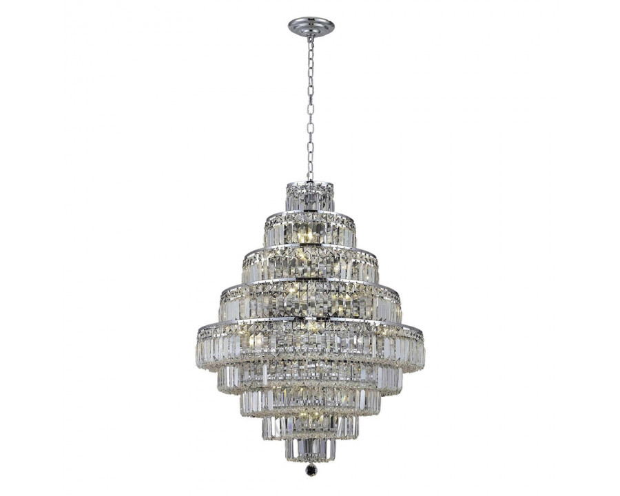 Elegant Chandelier - Chrome, L 30" (V2038D30C-RC)