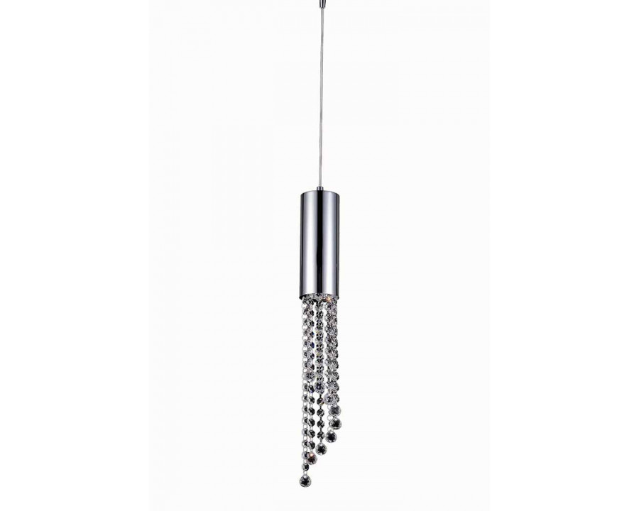 Elegant Pendant Light - Chrome, L 5" (V2057D1R-RC)