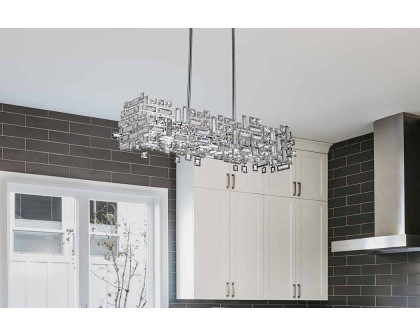 Elegant Pendant Light - Chrome, L 11" (V2100D35C-RC)