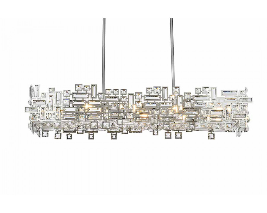 Elegant Pendant Light - Chrome, L 14" (V2100G44C-RC)