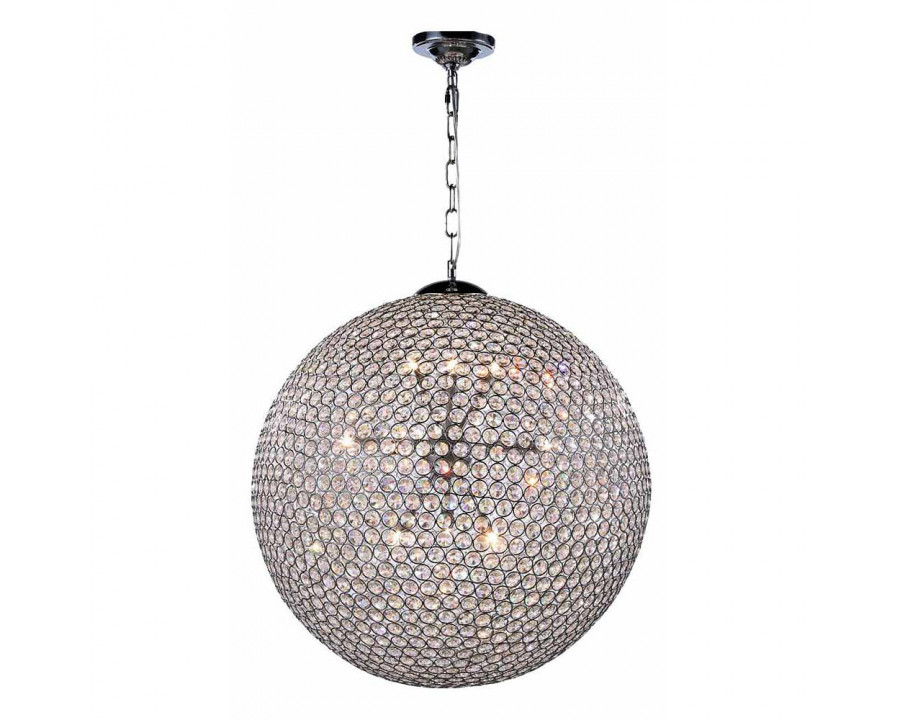 Elegant Pendant Light - Chrome, L 24" (V2102D24C-RC)