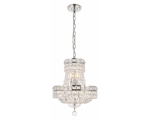 Elegant Pendant Light - Chrome, L 14" (V2528D14C-RC)