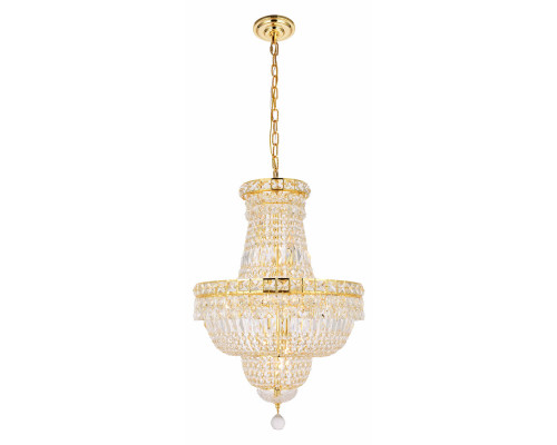 Elegant Pendant Light - Gold, L 18" (V2528D18G-RC)