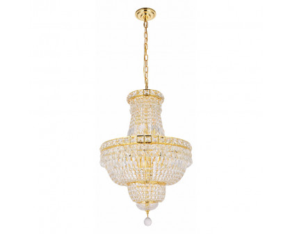 Elegant Pendant Light - Gold, L 18" (V2528D18G-RC)