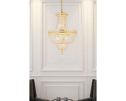 Elegant Pendant Light - Gold, L 18" (V2528D18G-RC)