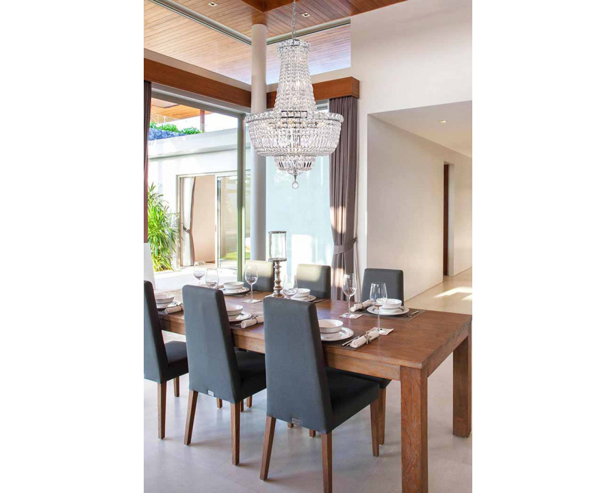 Elegant Pendant Light - Chrome, L 22" (V2528D22C-RC)