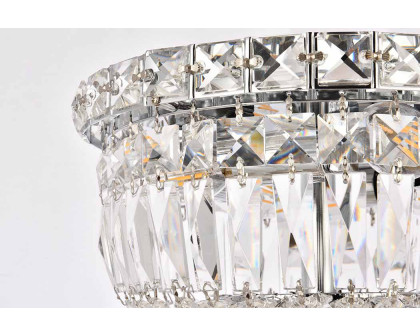 Elegant Flush Mount Light - Chrome, L 10" (V2528F10C-RC)