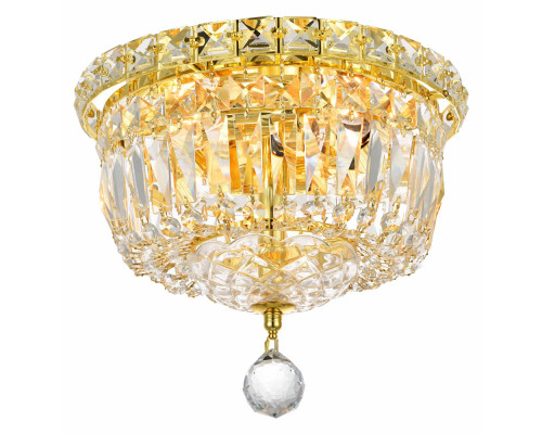 Elegant Flush Mount Light - Gold, L 10" (V2528F10G-RC)