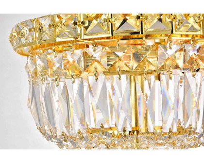 Elegant Flush Mount Light - Gold, L 10" (V2528F10G-RC)