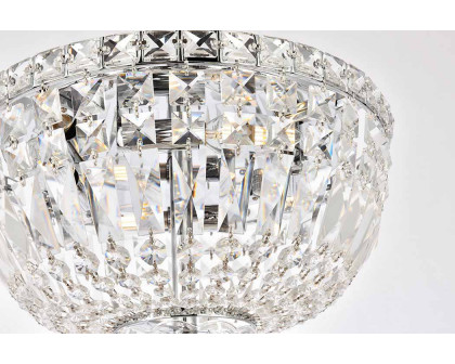 Elegant Flush Mount Light - Chrome, L 14" (V2528F14C-RC)